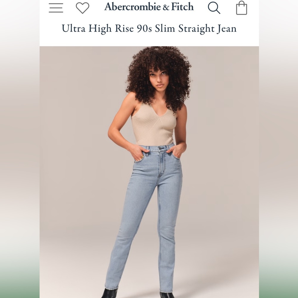 The 90s Slim Straight
Ultra High Rise